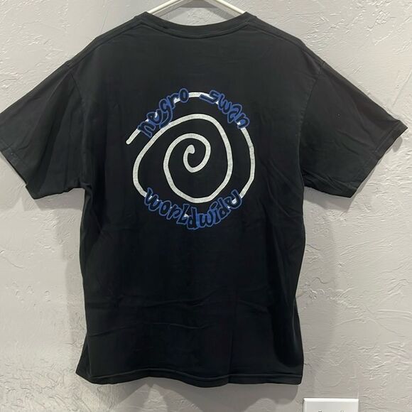 🔥🔥 Vintage BLOOD ORANGE Negro Swan Music Band Concert Tour Tee Men Sz Lg - EUC - Picture 3 of 10
